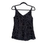 Jason Wu  Velour Silk Animal Print‎ Top Black NWOT Sz 4 Photo 2