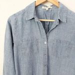 Anthropologie HESTER & ORCHARD x  | Chambray Denim Shirt Button Down | Size Small Photo 0