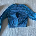 Gymshark Small Blue Cropped Long Sleeve Photo 1