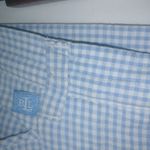 Lauren Ralph Lauren 16 34x20 Gingham Check Capri Pants Plus in Baby Blue Photo 2