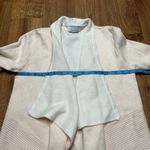 Chicwish  Soft Blush Pink Ribbed Hem Drape Cardigan Waterfall Size Small Medium Photo 7