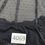 Honeydew Women's Bralette Black Sheer High Neck Strappy Back Size Medium Photo 4