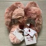 Loft Fuzzy Pink Slippers Photo 2