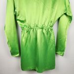 Retrofête Retrofete Olinda Mini Dress in Lime Punch Green Small? NWT Sample Long Sleeve Photo 6