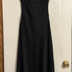 TJ Maxx Black Satin Midi Dress  Photo 0