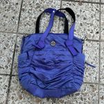 Lululemon Triumphant Purple Ruffled Gym Tote Duffel Travel Bag Photo 0