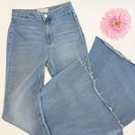 Free People Just Float On Super Flare High Rise Jeans Vintage Blue Light Wash Photo 6