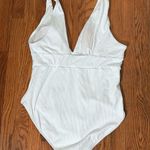 ANDIE  The Mykonos One Piece Ribbed Swimsuit White size XL NWT Photo 3