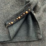 Susan Graver  dressy black sweater, gold beading and specks throughout, s… Photo 3
