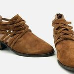 Caslon {7.5M} Liam Braided Strappy Brown Bootie Photo 0