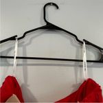 Sherri Hill  53345 Strapless Embroidered Gown Red Size 16 Photo 3