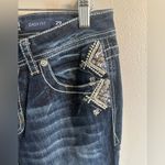 GRACE IN LA  Women's Blue Embellished Jeans Easy Fit Size 29 Photo 5