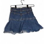 Wild Fable  size 2 Y2K style navy blue denim mini skirt with pleats Photo 3