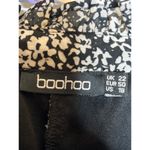Boohoo Black and White Chiffon Ditzy Floral Smock Dress Plus Size 18 Photo 8