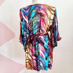 Vintage Galaxy Print Babydoll Top 2000s Whimsical Tumblr Indie Sleaze XL Photo 2