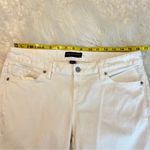 Banana Republic White Denim Boot Cut Jeans Mid Rise 30/10 31” inseam Flap pock. Photo 11