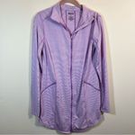 Duluth Trading Co Pier Genius UPF 50+ Purple Striped Pockets Athletic Dress S Photo 1