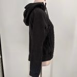 Lululemon Black Fleece Be True Quilted Hoodie Zip Up Jacket Size 4 Photo 5