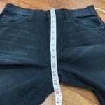 NWT MOTHER Women's The Spinner Zip Sneak Wide Leg Jeans In Magic Black Size 27 Photo 9