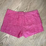 Joie NWT  Merci 100% Linen Relaxed Fit Shorts Pink White Weave Women’s Size 0 Photo 1