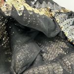 Jack Bryan Depuis Vintage Sequined Maxi Skirt in Chevron Pattern XS waist Black Size undefined Photo 6