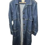 Anthropologie Unpublished Denim Sukie Denim Duster Coat Size Small Photo 5