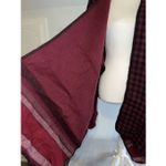 Women’s Fleece Red Reversible Pocho Shrug OS Size undefined Photo 3