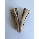Etienne Aigner Shoes 8.5 Leather Loafers Stratford Tassel Beige Stratford Flats Photo 4