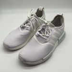 Adidas  NMD_r1 Sneakers in White/White/Silver Metallic Size 9 Photo 4