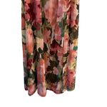 Nicole Miller Women's One Shoulder Floral Midi Dress Size 8 Multicolor Photo 4