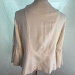 Worthington  Cream Blazer with Flared Sleeves and Lapel Collar Photo 2