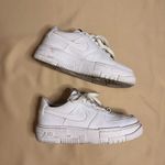 Nike  WOMEN AIR FORCE 1 PIXEL (WHITE / WHITE-BLACK-SAIL) Photo 3