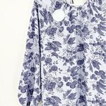 Hill House The Simone Dress Lilac Tonal Floral Purple Size M NWT Photo 5