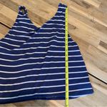 Lulus Lulu’s Boardwalk Babe Blue & White Striped Tank S Photo 5