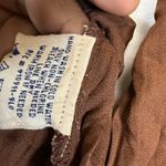 Faded Glory  M Brown 3/4 Top Boho Whimsygoth Summer‎ Cottage Fairy Sequin Plisse Photo 8