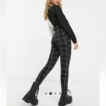 ASOS  DESIGN jersey overalls in mono grid print US 6 Photo 1