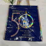 Disney Walt World 50th Anniversary Celebration Castle Tote Bag New Photo 0