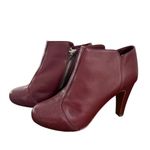 See By Chloe  Leather Ankle Heel Boots size 6 Red Photo 1
