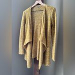 Aerie Whipstich Mustard Marled Open Front Cardigan Soft & Comfy Size Small EUC Photo 1