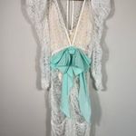 For Love & Lemons Rodin Iridescent Maxi Dress in Blanc Photo 0