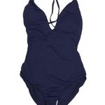 ANDIE The Bali Lace Up 1 Pcs Swimsuit Sz S Tall Navy Retro Curvy Resort Y2K NWT Photo 4