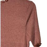 Kaileigh  Womens Size XL Sabella Short Sleeve Knit Bodysuit Pink Half Sleeve NWOT Photo 1