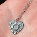Handmade stainless steel celestial whimsical boho heart necklace🌟 Photo 2