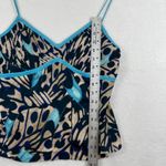 Diane Von Furstenberg  Sinead Butterfly Print Silk Blend Camisole Top Size M Photo 3