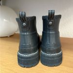 Hunter Black Women's Refined Stitch Detail Loafer Boots Size 7 Photo 1