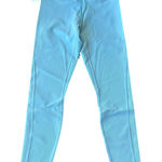 l*space Revolve L* L High Rise Turner Leggings Ribbed Aqua Blue Pastel Active New Photo 0