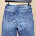 Driftwood Women's  Light Wash Meg Classic Fit Raw Hem Cropped Jeans 26 Button Fly Photo 7