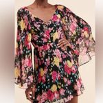 Anthropologie La Maison Talulah Midnight Fiesta Floral Mini Dress- Large Photo 1