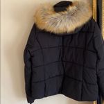 Topshop 👜 Faux Fur Hooded Puffer Jacket Size: 10 Photo 6