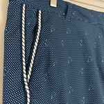 Lady Hagen Women’s Bermuda Golf Shorts Sailboats Dots Blue White Size 16 Photo 3